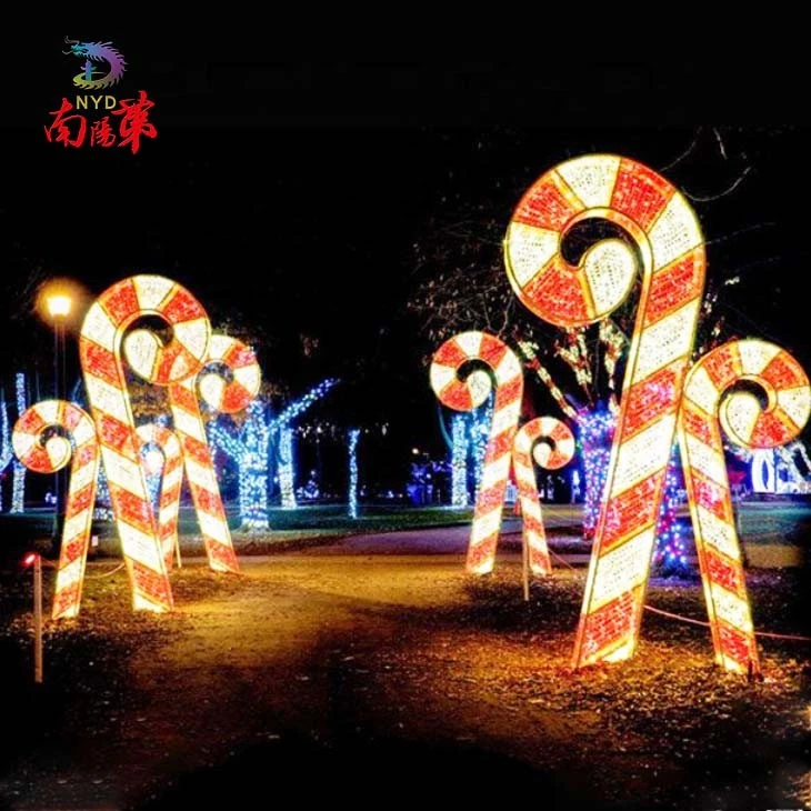 Wholesale 6 Foot Lighted Candy Canes