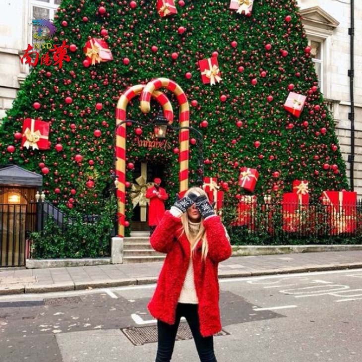 Fiberglass Candy Cane Christmas Entrance