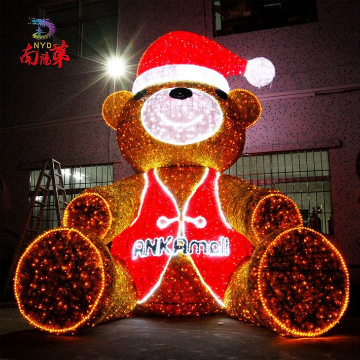 Teddy Bear Outdoor Christmas Decorations