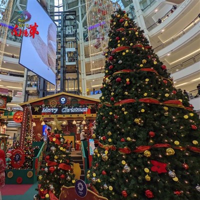 Dev kule Noel ağaçları